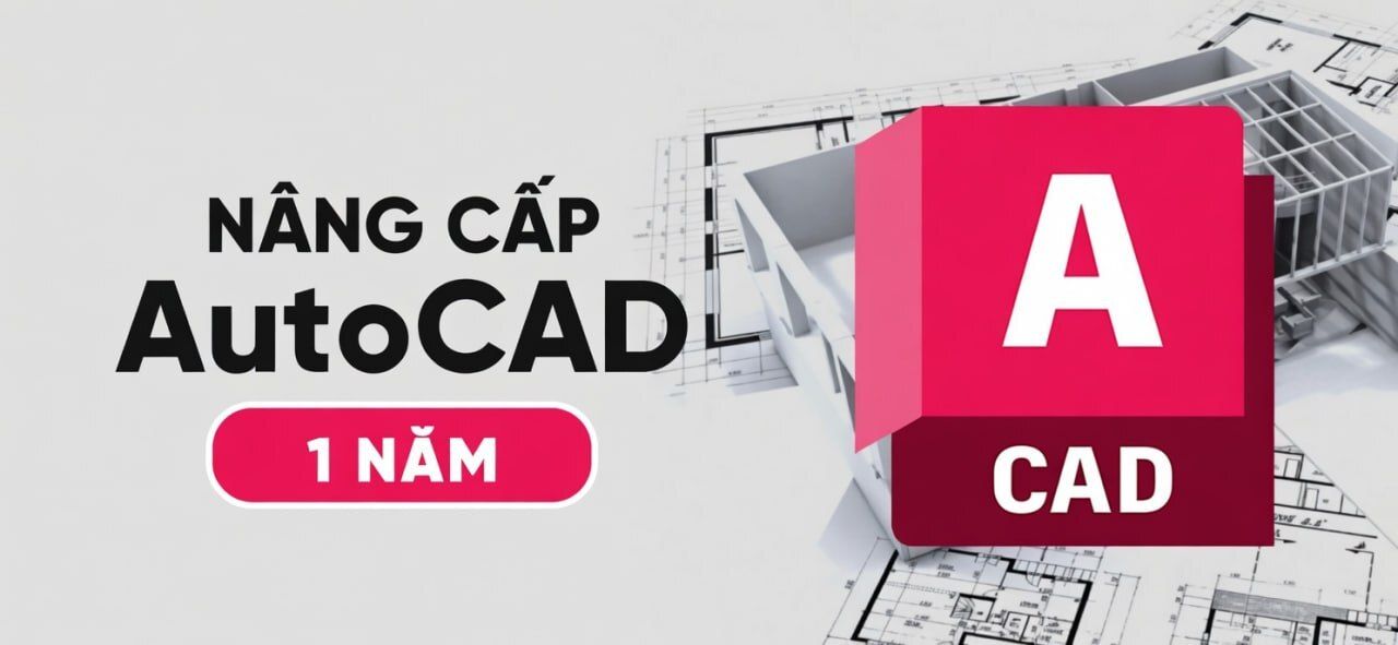 AutoCAD 1 năm - Nâng cấp chính chủ